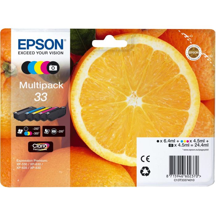 EPSON Expression Premium XP-530, XP-630, XP-635 y XP-830 Cartucho Multipack 5