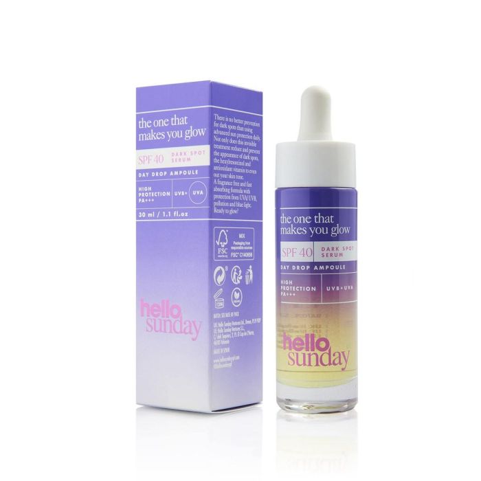 Hello Sunday The One That Makes You Glow Dark Spot Serum Spf40 2