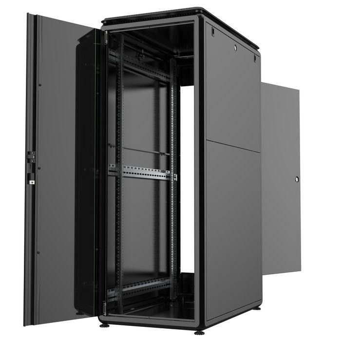 Lanview Rack Cabinet 19" 32U 600 x 1000mm Data Line - Armario de Servidor de Pie, Profundidad Ajustable 1