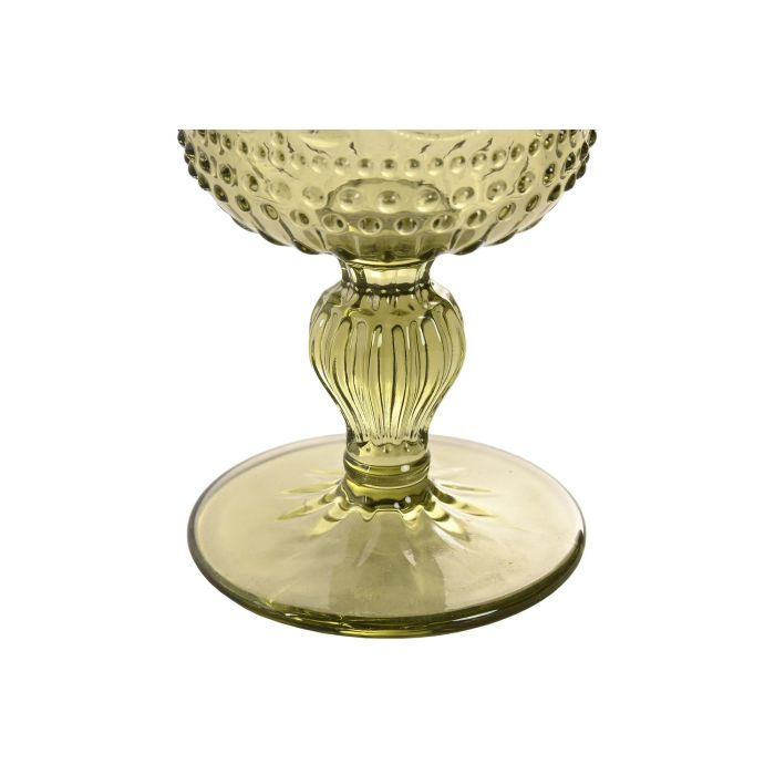 Copa Colonial DKD Home Decor Verde 8.3 x 16.5 x 8.3 cm Set de 6 1
