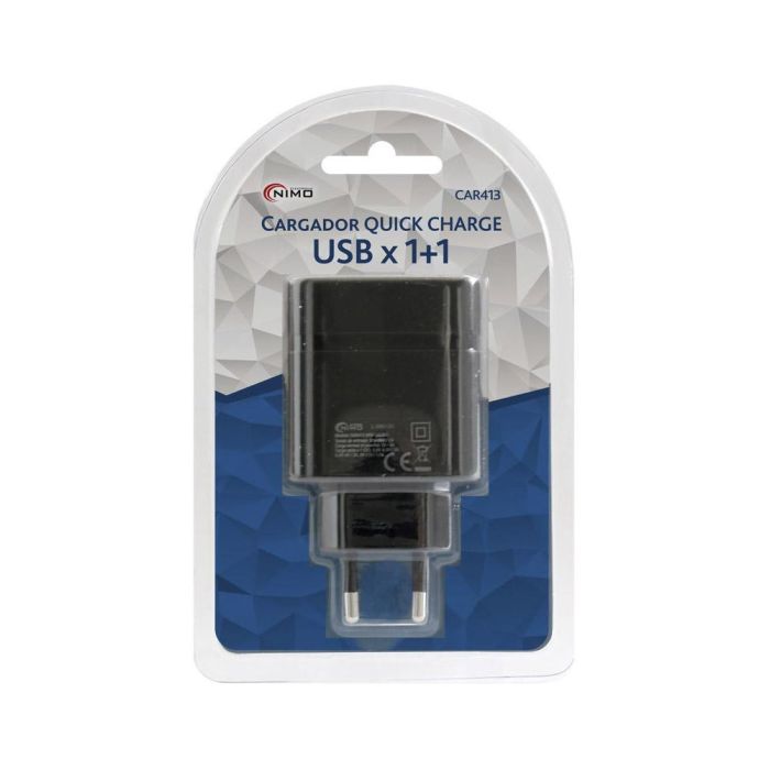 Cargador usb power 2 puertos nimo 1