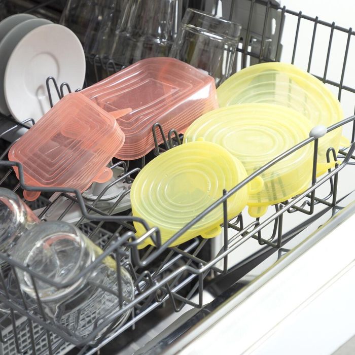 Set de 10 Tapas de Cocina Reutilizables y Ajustables Lilyd InnovaGoods 4 Set de 10 Tapas de Cocina Reutilizables y Ajustables Lilyd InnovaGoods 4