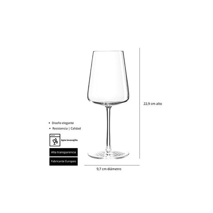 Rhone Copa Mesa H 210 Mm 40 Cl (6 Unidades) 1 Rhone Copa Mesa H 210 Mm 40 Cl (6 Unidades) 1
