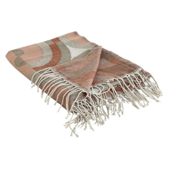 DKD Home Decor Plaid Urban Rosa Multicolor 170x130 cm Jacquard 50% Poliéster 50% Acrílico 300 gsm DKD Home Decor Plaid Urban Rosa Multicolor 170x130 cm Jacquard 50% Poliéster 50% Acrílico 300 gsm