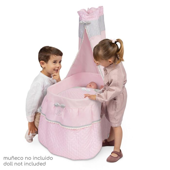 Decuevas Moisés para Muñecas de hasta 60 cm - Cuna de Juguete Infantil para Niños y Niñas con Edad Recomendada 3 Años 2 Decuevas Moisés para Muñecas de hasta 60 cm - Cuna de Juguete Infantil para Niños y Niñas con Edad Recomendada 3 Años 2