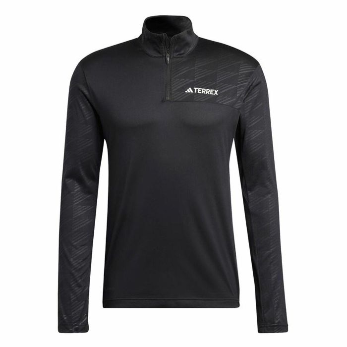 Camiseta de Manga Larga Hombre Adidas Terrex Multi Half-Zip Negro 0 Camiseta de Manga Larga Hombre Adidas Terrex Multi Half-Zip Negro 0