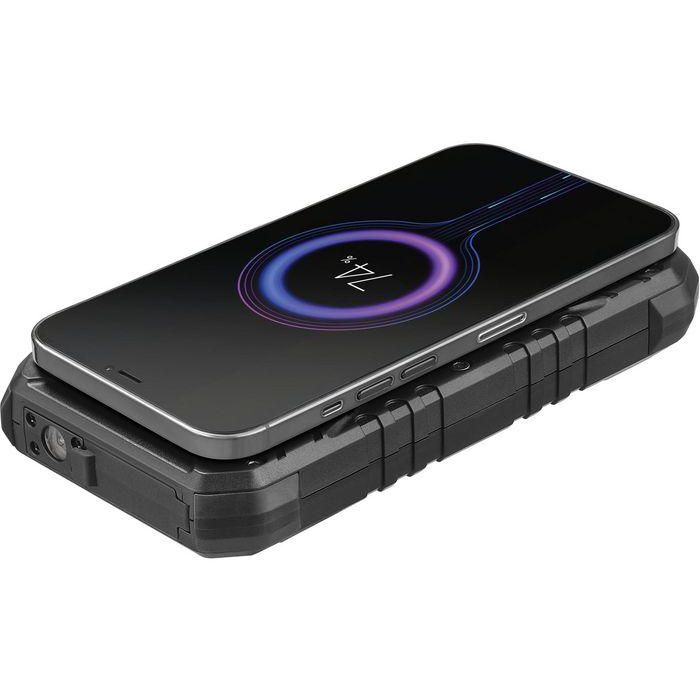 Sandberg Survivor Powerbank 10000 mAh PD20W, Batería Externa Impermeable y Resistente, Carga Rápida Qi Inalámbrica para Smartphones y Dispositivos 2