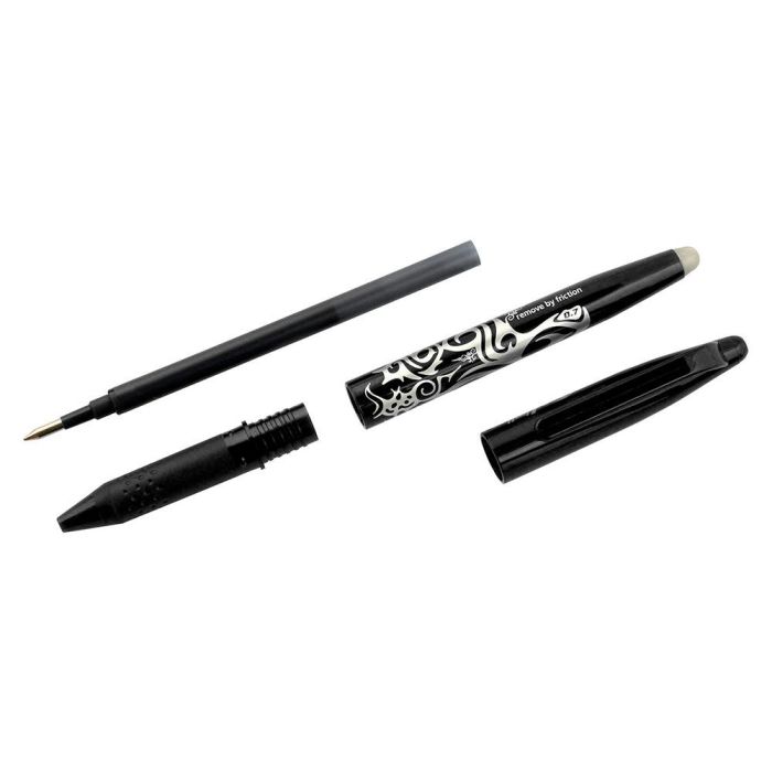 Boligrafo Pilot Frixion Ball Borrable 0,7 mm Punta Media Negro En Blister 2