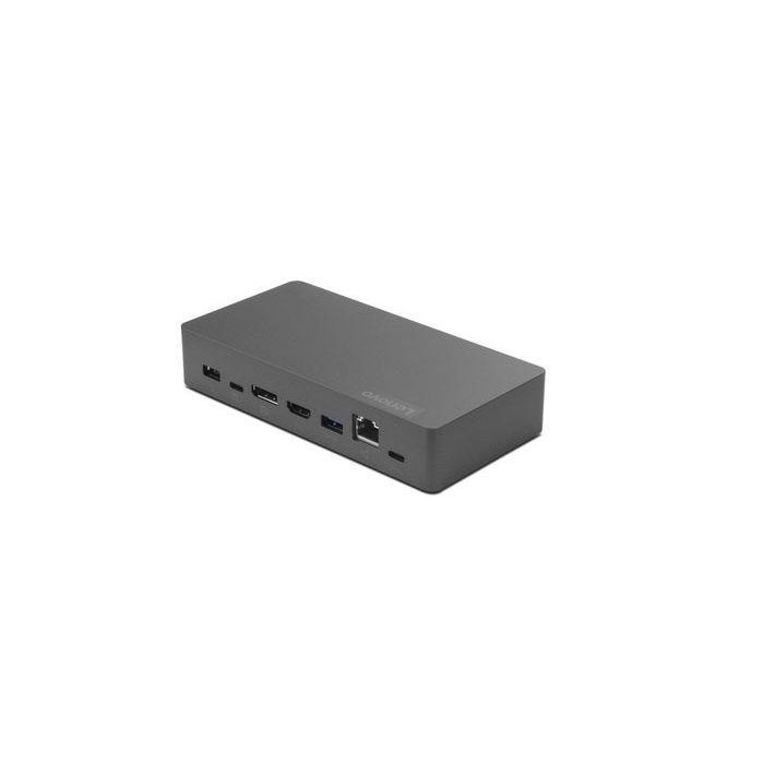 Lenovo Estación de Acoplamiento Thunderbolt 3 Essential Dock – Dual 4K, DisplayPort 1.4, HDMI 2.0, RJ-45, USB 3.0, USB-C 2
