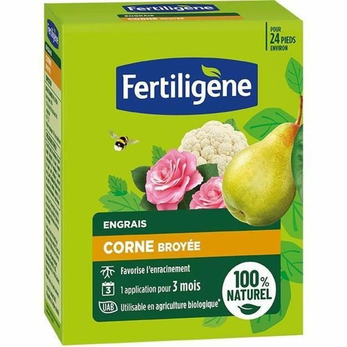 Fertiligene FCOR12 Abono cuerno triturado 1,2 kg para enraizamiento, duración 3 meses