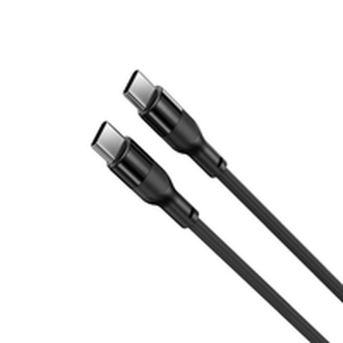 Cable USB KSIX Negro 1 m 3 Cable USB KSIX Negro 1 m 3