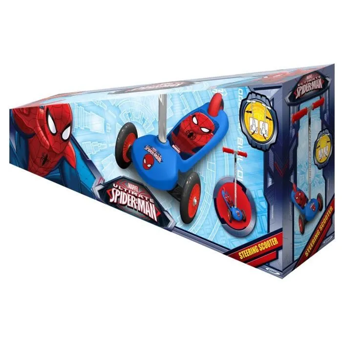 Stamp Spiderman Scooter Steering Twist 3 Ruedas Marvel - Niño 1