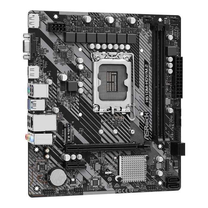 ASRock H610M-HDV/M.2 R2.0 Placa Base mATX DDR4 LGA 1700