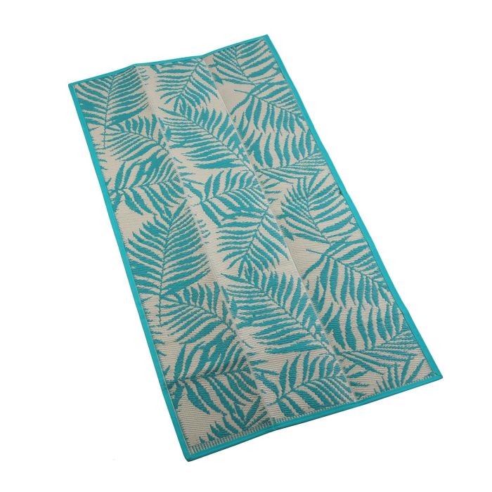Alfombra Picnic Turquesa Hojas Versa 90X1CM (2 Unidades) 2 Alfombra Picnic Turquesa Hojas Versa 90X1CM (2 Unidades) 2