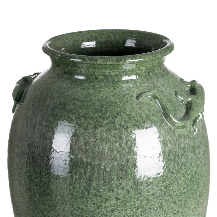 Jarrón Verde Cerámica Decoración 38 X 38 X 80 cm