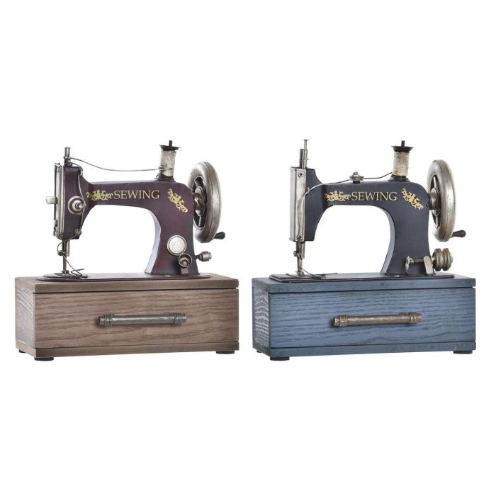 Decoracion Vintage DKD Home Decor Granate Marron 12 x 23.5 x 23 cm (2 Unidades) Decoracion Vintage DKD Home Decor Granate Marron 12 x 23.5 x 23 cm (2 Unidades)