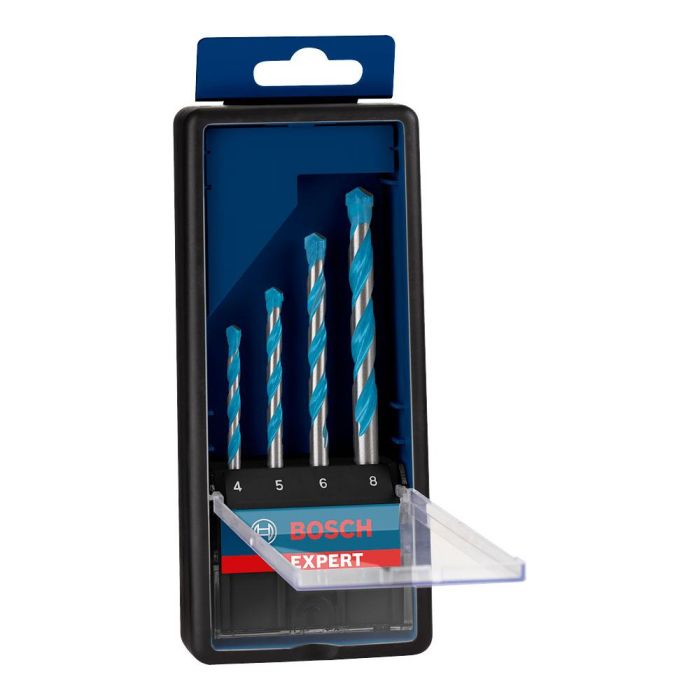 Set de 4 brocas expert cyl-9 multiconstruction: set robustline medidas 4, 5, 6, 8 mm 1 Set de 4 brocas expert cyl-9 multiconstruction: set robustline medidas 4, 5, 6, 8 mm 1