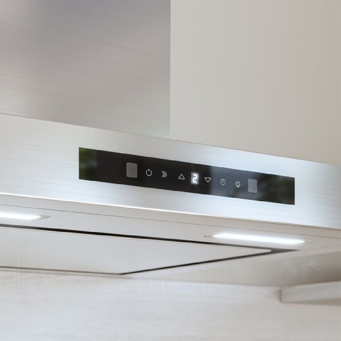 Campana Convencional Cecotec Bolero Flux TT 608000 Slim Negro Acero 1 Campana Convencional Cecotec Bolero Flux TT 608000 Slim Negro Acero 1