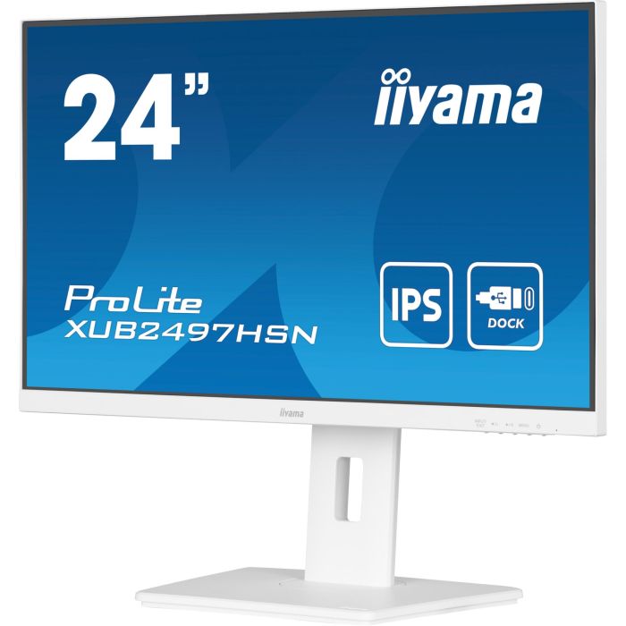 iiyama XUB2497HSN-W1 Monitor 23.8" Full HD IPS 1ms HDMI+DP+USB-C Blanco 9