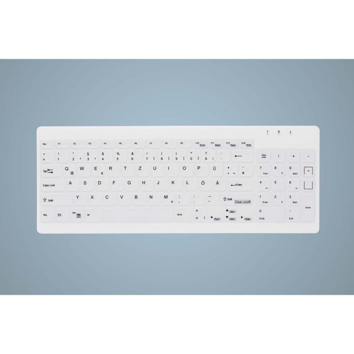 CHERRY AKTIVE KEY Hygiene Compact Ultraflat Keyboard with Nu 0 CHERRY AKTIVE KEY Hygiene Compact Ultraflat Keyboard with Nu 0