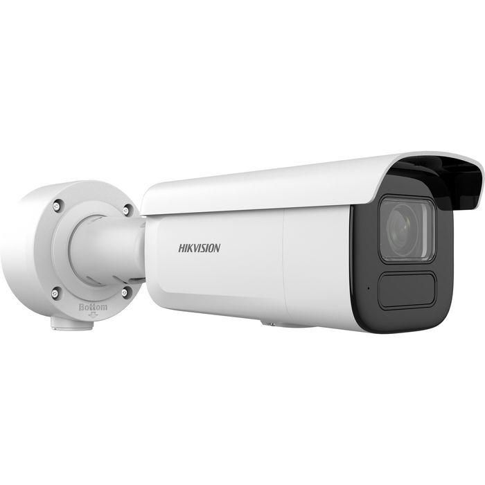Hikvision Cámara IP bullet 8M 4K AcuSense 2.7-13.5mm IR60 WDR IK10 IP67 NEMA 4X. Audio, alarma 1