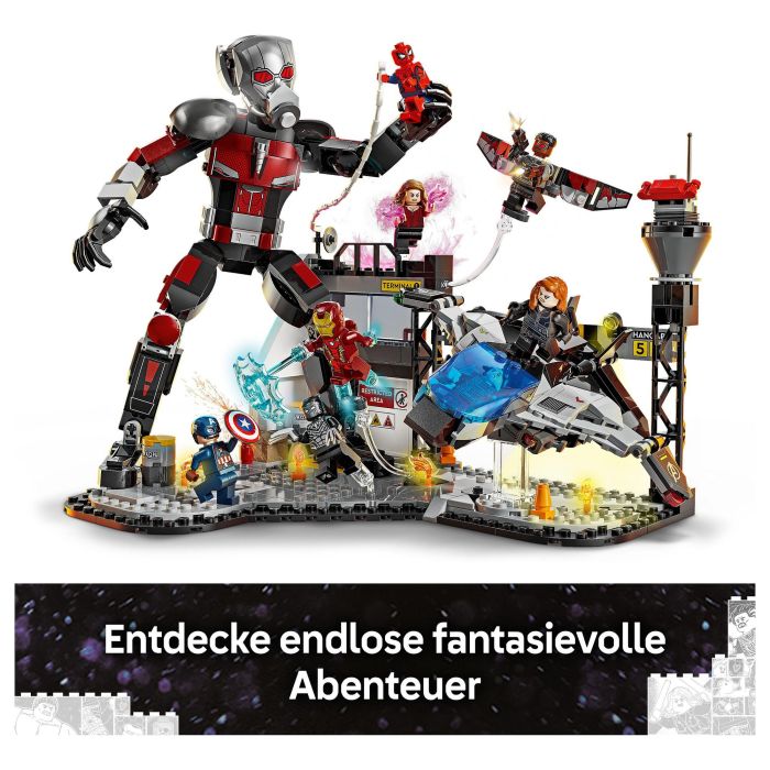 Lego Marvel 76314 La Batalla del Capitán América: Civil War Juguete para niño de 10 años 18