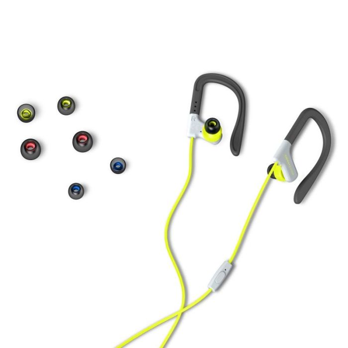 Energy Sistem Auriculares Deportivos Sport 1 - Resistencia al Sudor y Salpicaduras, Micrófono Integrado, Diseño Secure-Fit, Almohadillas Intercambiables 3