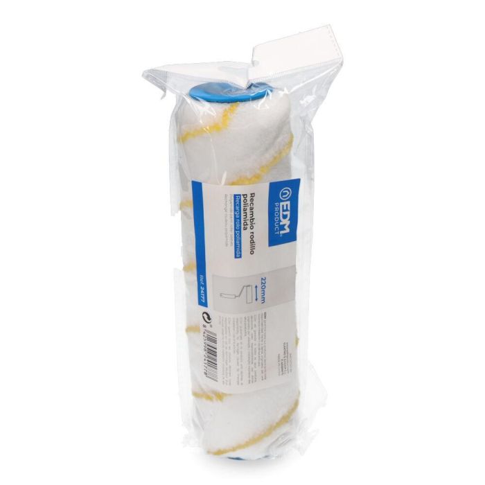 Edm Rodillo de recambio de poliamida 22cm para ref. 24162 1 Edm Rodillo de recambio de poliamida 22cm para ref. 24162 1