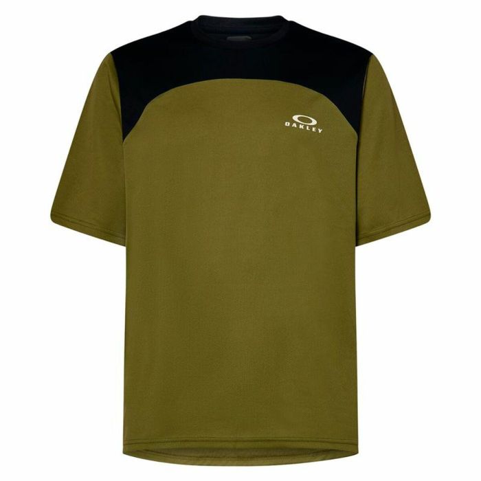 Camiseta de Manga Corta Hombre Oakley Free Ride SS Verde Oliva M 0 Camiseta de Manga Corta Hombre Oakley Free Ride SS Verde Oliva M 0