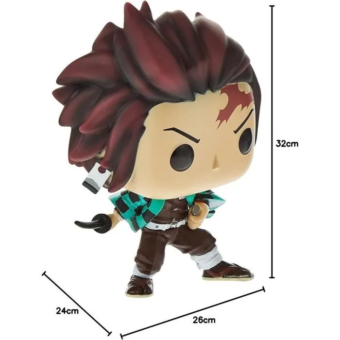 Funko Figura POP Demon Slayer Kimetsu no Yaiba Tanjiro Kamado Vinilo 9cm 2