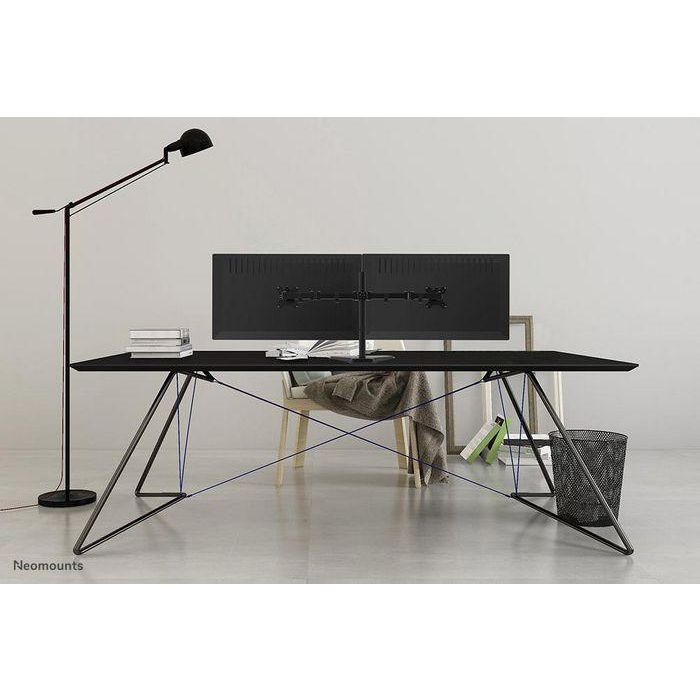 Neomounts Full Motion Dual Desk Stand For Two 10-32" Monitor Screens, Height Adjustable - Black 7 Neomounts Full Motion Dual Desk Stand For Two 10-32" Monitor Screens, Height Adjustable - Black 7