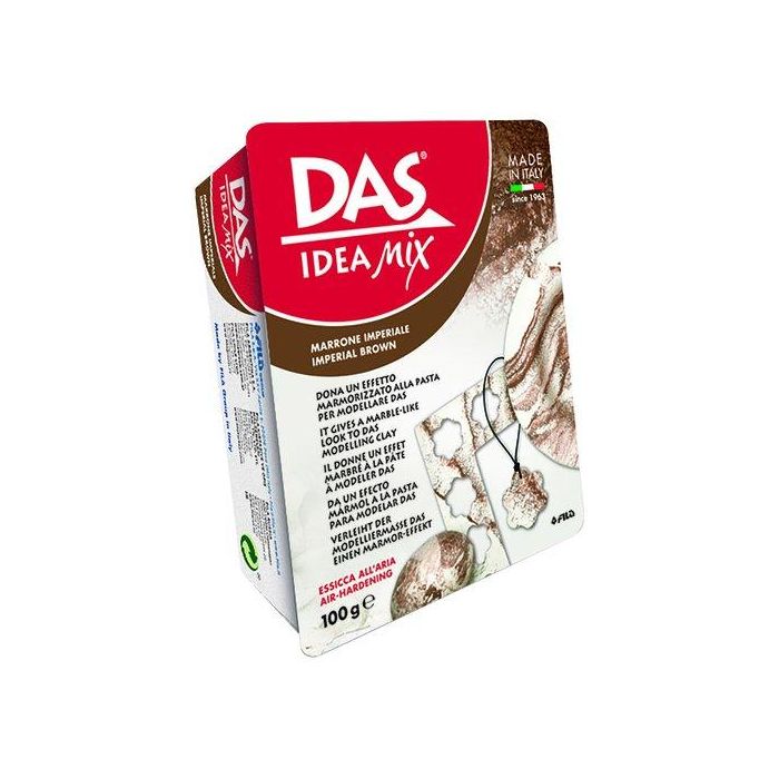 Pasta Modelar Das Idea Mix Marron Imperial Pastilla 100 G.