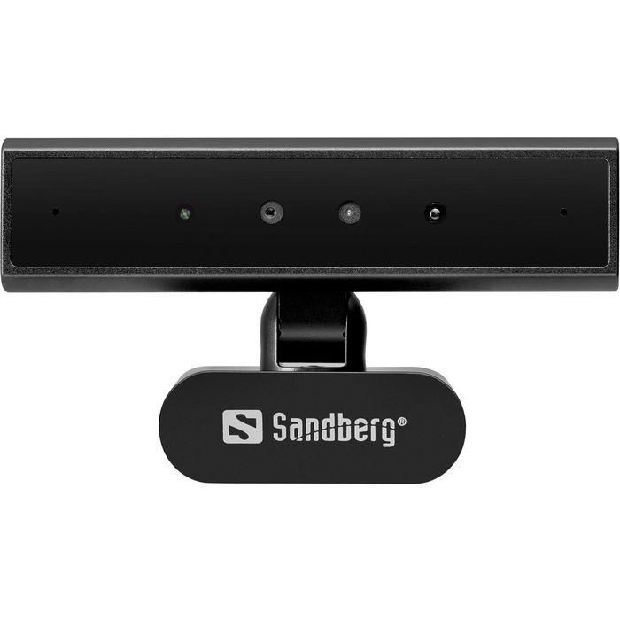 Sandberg Webcam Face-ID Mini Pro 2K con Micrófono Incorporado para Windows Hello 1