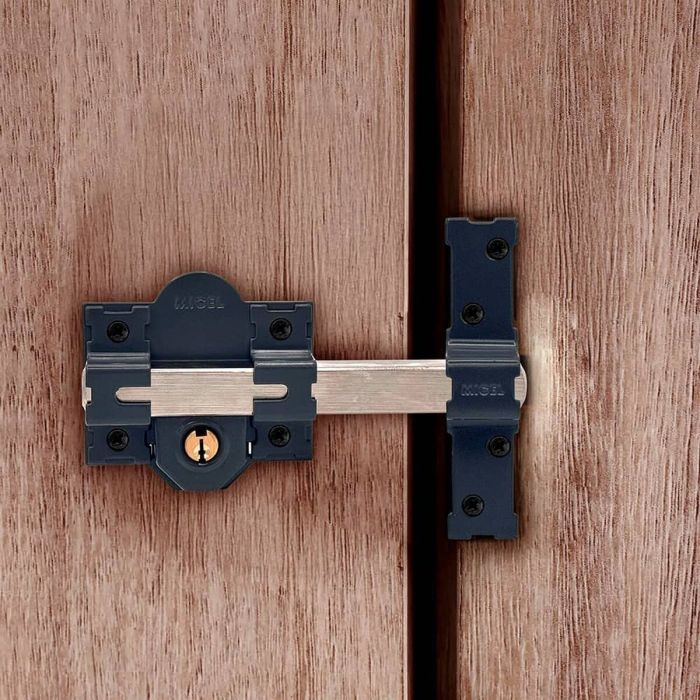 Cerrojo de seguridad Micel crr09 86l/50 Acero Gris 50 mm Sobreponer 3 Cerrojo de seguridad Micel crr09 86l/50 Acero Gris 50 mm Sobreponer 3