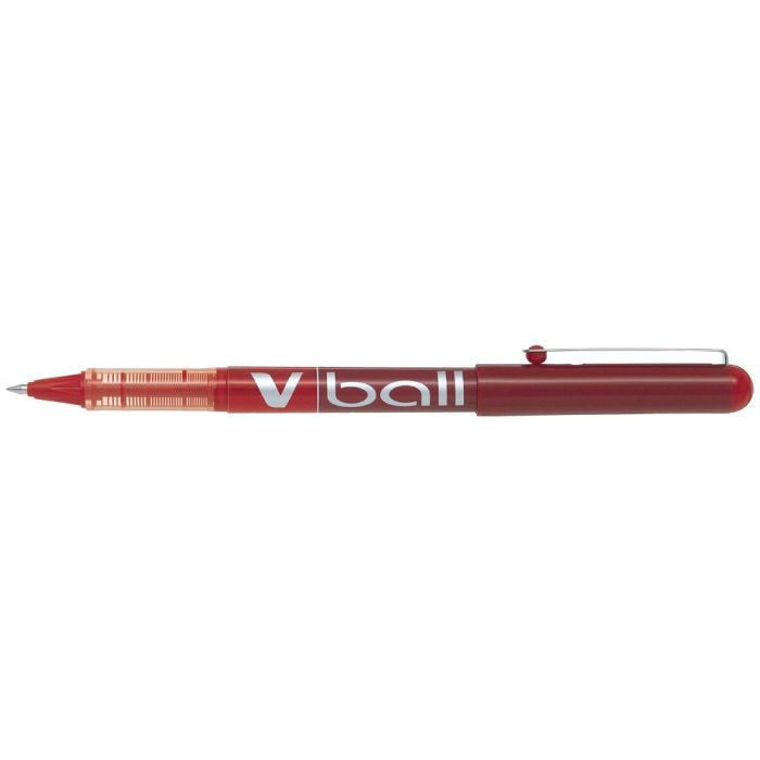 Rotulador Pilot Roller V-Ball Rojo 0.5 mm 12 unidades 1