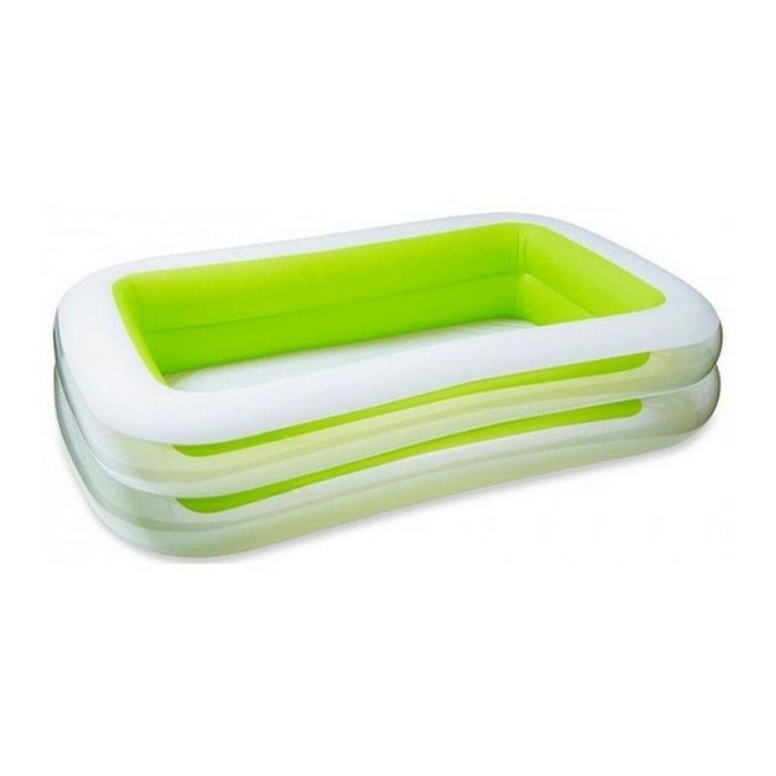Intex Piscina Hinchable Familiar Rectangular 262x175x56 cm para Niños +3 Años, 749 Litros de Capacidad, 2 Cámaras de Aire