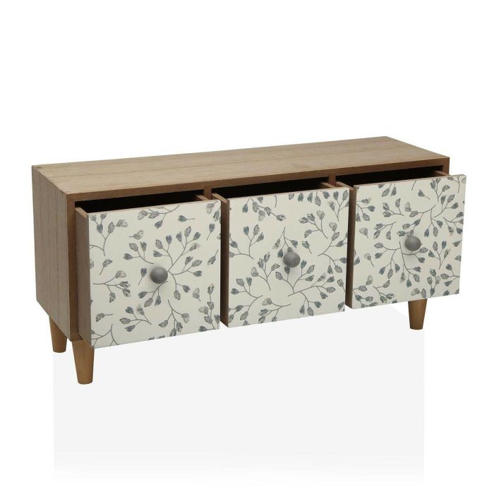 Joyero de Madera Oxford con 3 Cajones, 11x16x34 cm - Versa (2 Unidades) 2 Joyero de Madera Oxford con 3 Cajones, 11x16x34 cm - Versa (2 Unidades) 2