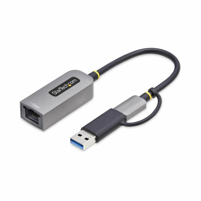 Cable USB Startech C21GA-USB-ETHERNET Gris 5