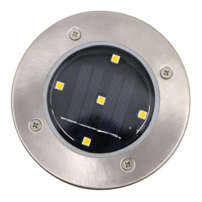 Galix Lote de 3 Focos Solares Empotrados de Acero Inoxidable 0.07W - 5 Lúmenes, 8h Autonomía, 5 LED SMD Blancos 3 Galix Lote de 3 Focos Solares Empotrados de Acero Inoxidable 0.07W - 5 Lúmenes, 8h Autonomía, 5 LED SMD Blancos 3