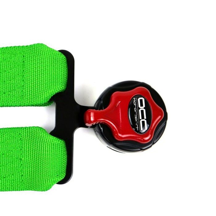 Occ Motorsport OCCRF1 Arnés de seguridad para coche de competición 6 Puntos 3 Pulgadas Verde Homologación FIA 8853-2016 Universal 5