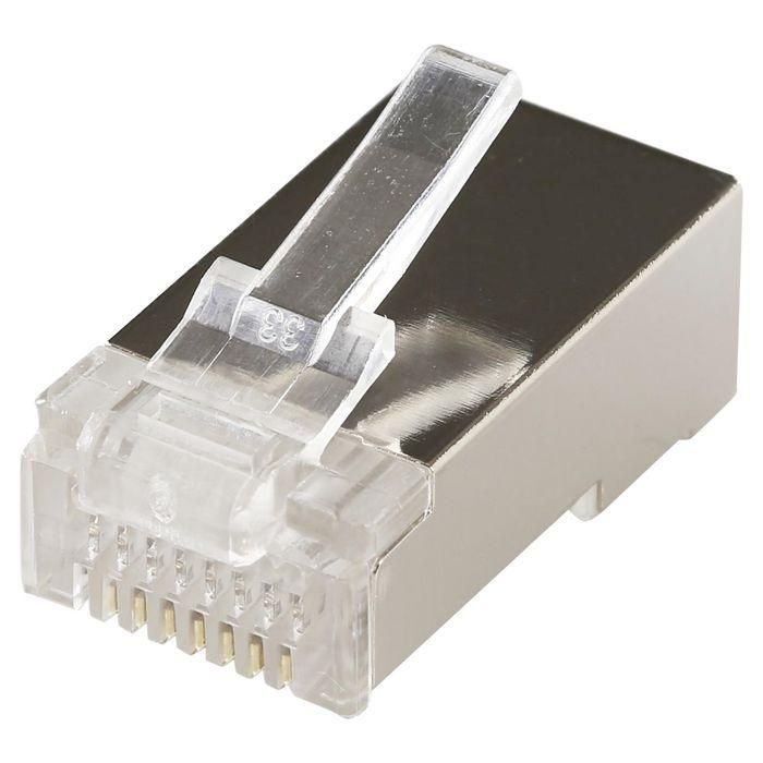 MicroConnect Modular Connector RJ45 Cat5e FTP AWG 27/7 to 24/7 100pcs MicroConnect Modular Connector RJ45 Cat5e FTP AWG 27/7 to 24/7 100pcs