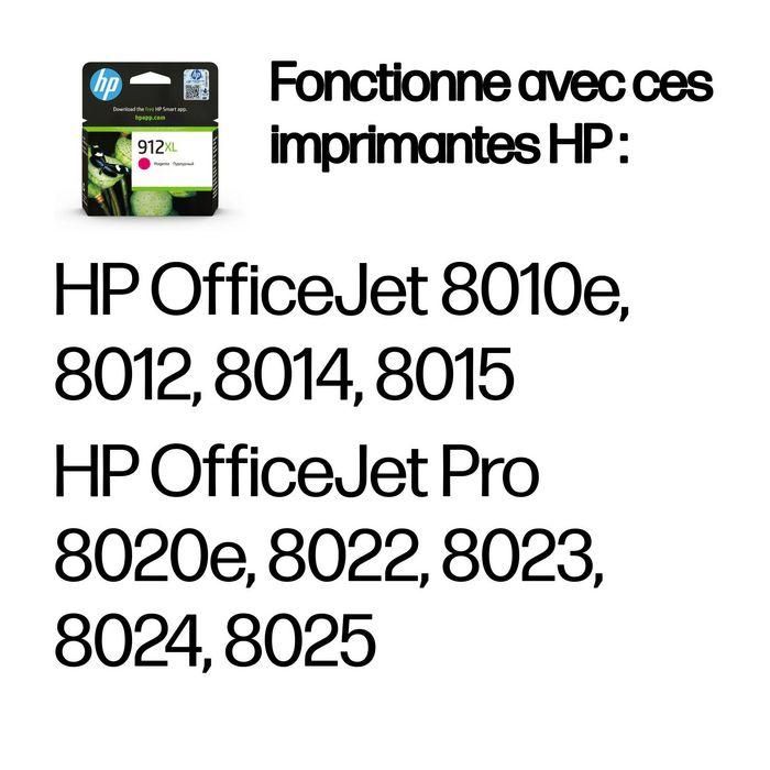 HP 912XL Cartucho de Tinta Original Alto Rendimiento Magenta, Calidad Profesional y Colores Vibrantes 3