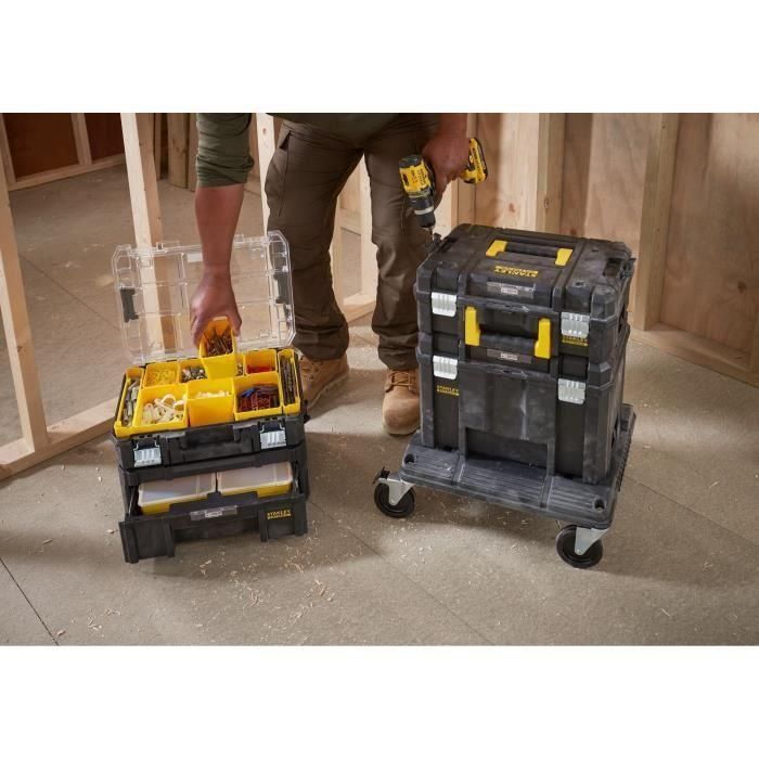 Baúl de obra impermeable STANLEY Pro-Stack Fatmax - FMST17870-1 1 Baúl de obra impermeable STANLEY Pro-Stack Fatmax - FMST17870-1 1