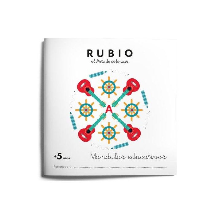 Cuaderno Rubio A4 Mandala Educativo +5 Años