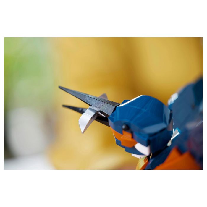 Lego 10331 Icons Kingfisher (Kungsfiskare) Fauna 2024 V29 - Set de construcción de kungsfiskare para adultos con soporte de exhibición