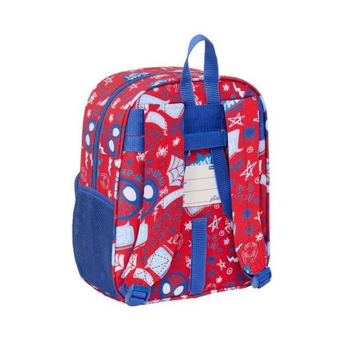 Mochila Safta Guarderia Bolsillos Adaptable A Carro Spidey Rescue 270x220x100 mm 1 Mochila Safta Guarderia Bolsillos Adaptable A Carro Spidey Rescue 270x220x100 mm 1
