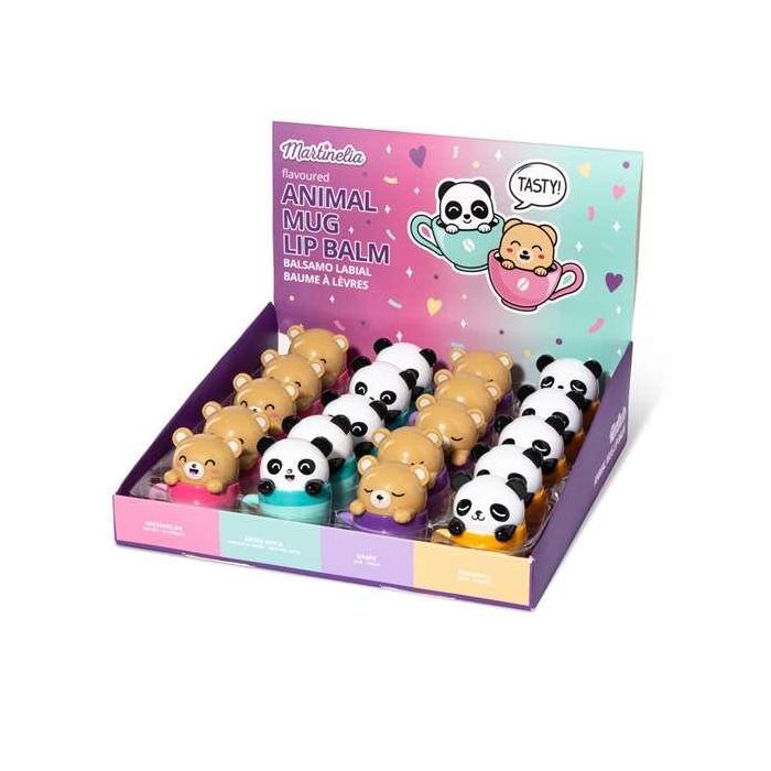 Idc Martinelia Cup Lip Balm Bálsamo Labial Hidratante en Forma de Taza con Animales para Labios Suaves y Protegidos 10