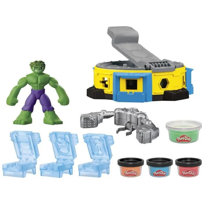 Play-Doh Hulk Aplasta Y Moldea Marvel Set de Juego F9826 Hasbro +4 Años 1 Play-Doh Hulk Aplasta Y Moldea Marvel Set de Juego F9826 Hasbro +4 Años 1