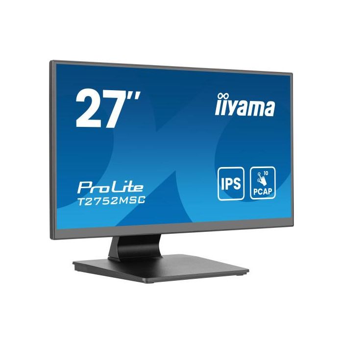 iiyama ProLite T2752MSC-B1AG pantalla para PC 68,6 cm (27") 1920 x 1080 Pixeles Full HD LED Pantalla táctil Negro 2