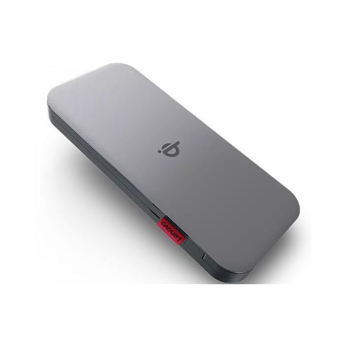 Lenovo Batería Externa Portátil Inalámbrica Qi 10000 mAh, 15W Carga Rápida para Dispositivos Móviles 5